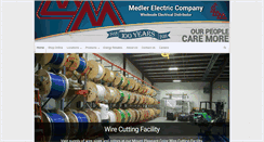 Desktop Screenshot of medlerelectric.com